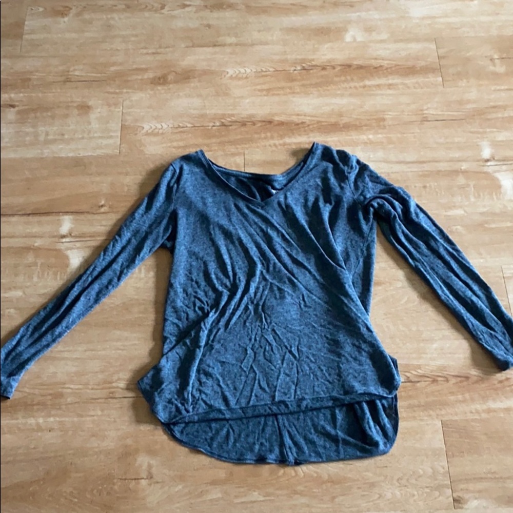 Black/Gray Longsleeve Top